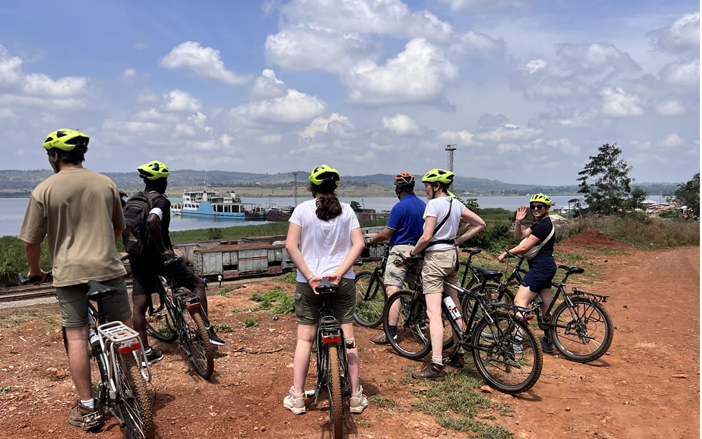 Cycling in Jinja