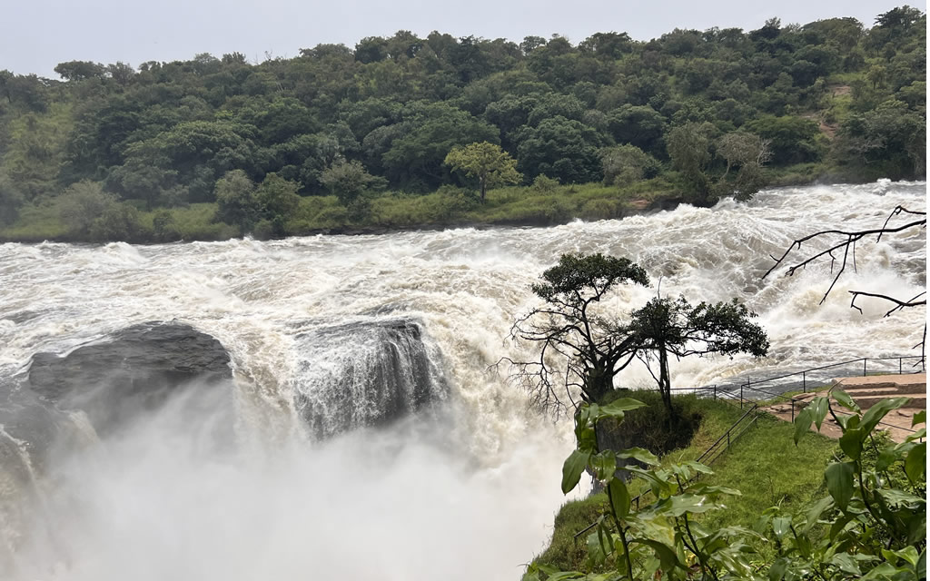 Visit to the top of Murchison Falls during Gorilla Safari holiday.