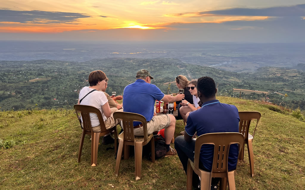 Sundowner at Sipi Falls