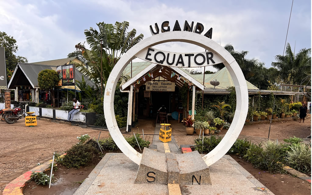 Equator experience at Kayabwe.